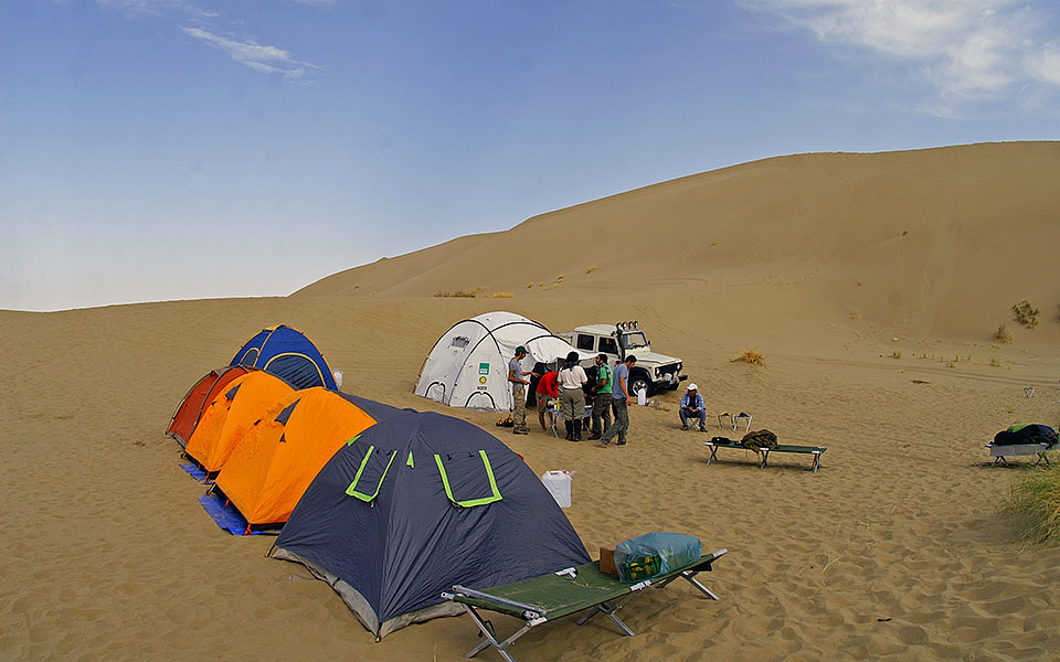 Wüstencamp, Iran